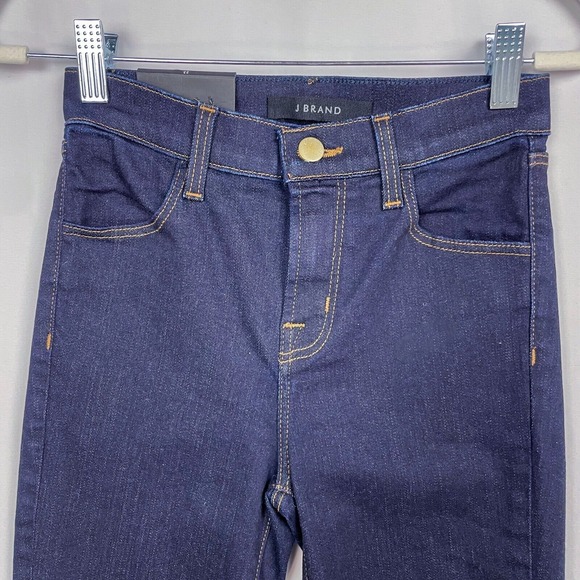 J Brand Maria High Rise Skinny Jeans Women's Size‎ 23 Dark Wash Denim - Picture 2 of 9
